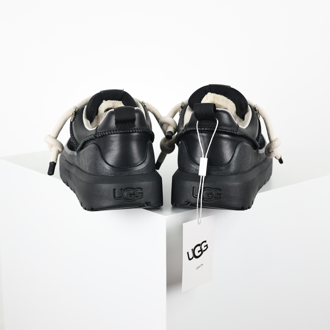 X1 全网最齐 ugg 130个配色 市面顶级版本 UGG 25款 王一博二代系列 黑色4cm厚底