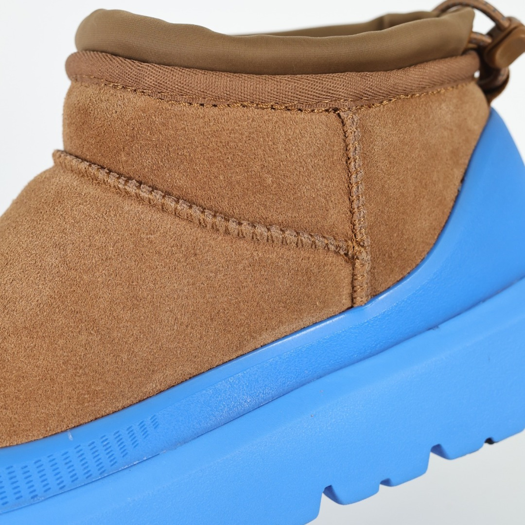 X1 全网最齐 ugg 130个配色 市面顶级版本 UGG 25款 王一博二代中筒系列 蓝色4cm厚底