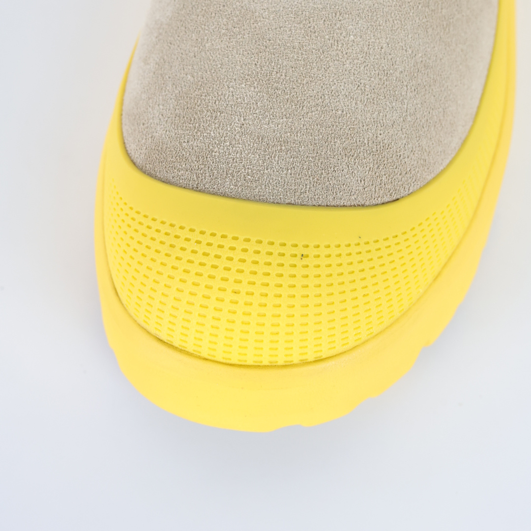 X1 全网最齐 ugg 130个配色 市面顶级版本 UGG 25款 王一博二代中筒系列 黄色4cm厚底