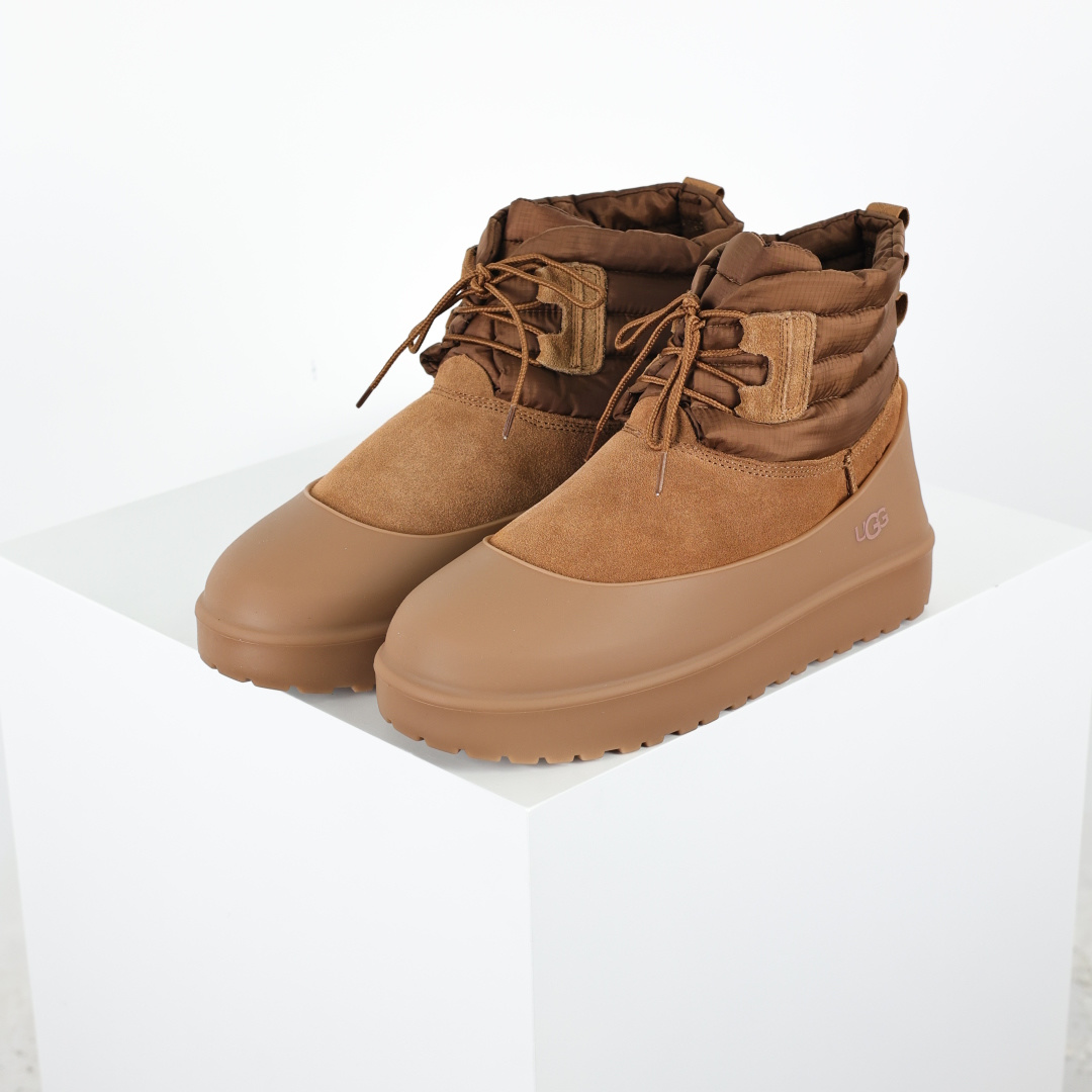 平台外贸专供品质 男女鞋 UGG Mini Lace-Up Weather 两用可拆卸 冬季中性款雪地靴 1120849
