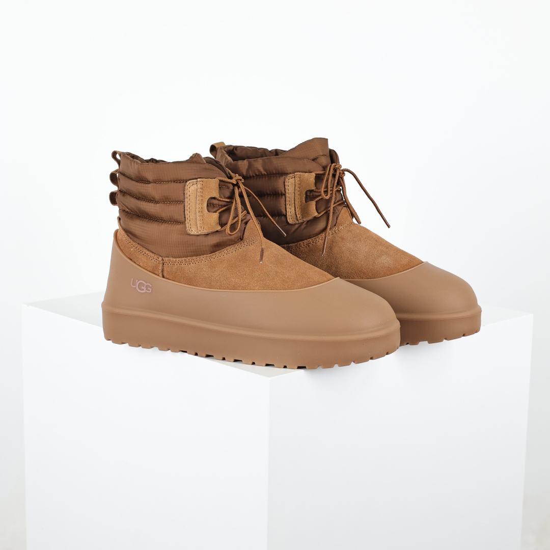 平台外贸专供品质 男女鞋 UGG Mini Lace-Up Weather 两用可拆卸 冬季中性款雪地靴 1120849