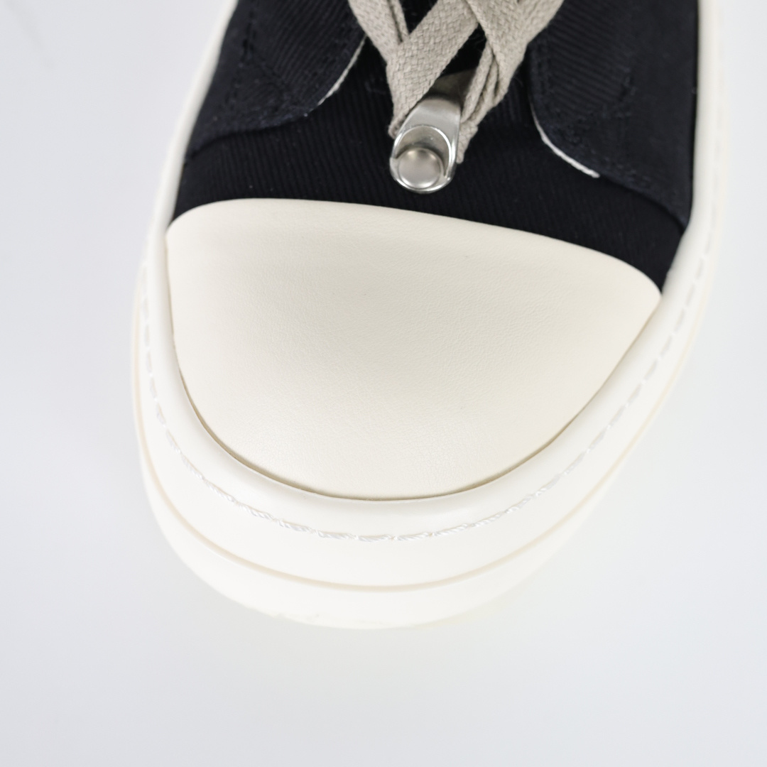 名称疯狂绑带细鞋带帆布高帮大匡威 RO / Rick Owens 瑞克·欧文斯 DRKSHDW 款式 大匡威/西瓜头/细鞋带/疯狂绑带/帆布款/高帮 面料