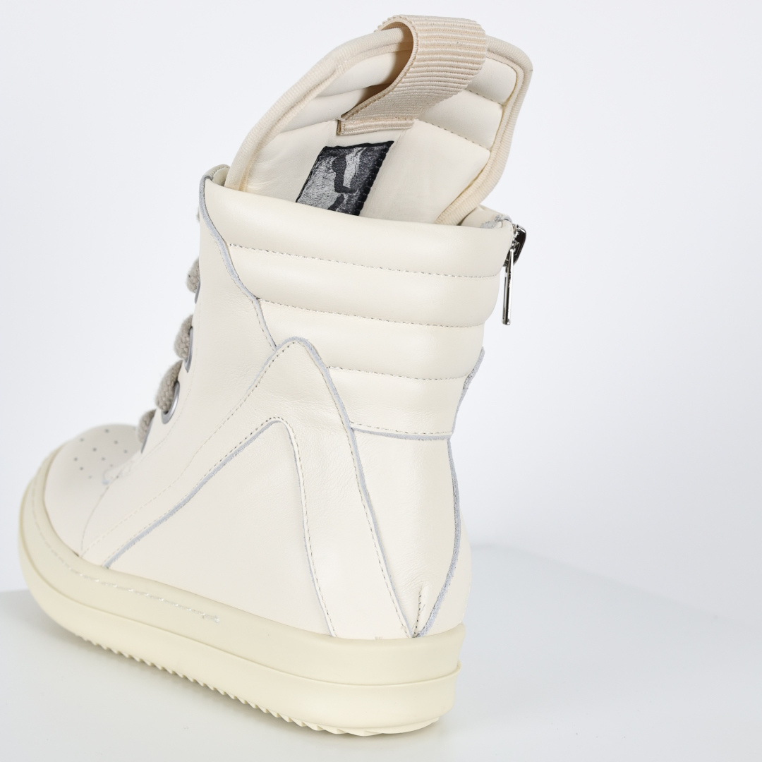 X1 RO欧文斯Rickowens 主线高帮 经典西瓜头款式“RO高帮倒三角纯白粗鞋带”-Top High Quatity Cheap Sneakers Fashion Clothing Clothes Bags handbags Shoes of all Brand wholesale With The best Quality And Beautiful Price from China Factory Chinese suppliers wholesaler seller X1 RO欧文斯Rickowens 主线高帮 经典西瓜头款式“RO高帮倒三角纯白粗鞋带”
