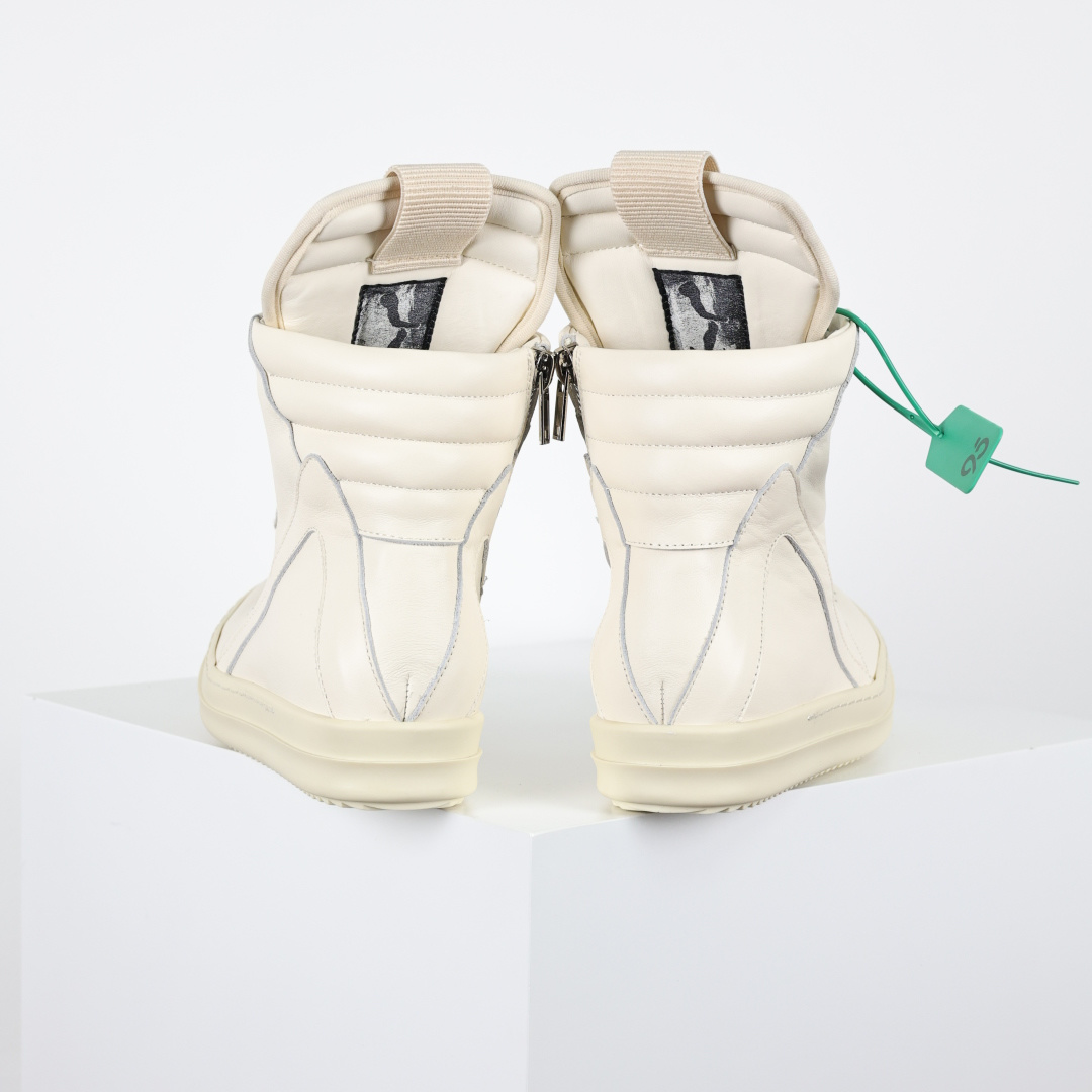 X1 RO欧文斯Rickowens 主线高帮 经典西瓜头款式“RO高帮倒三角纯白粗鞋带”-Top High Quatity Cheap Sneakers Fashion Clothing Clothes Bags handbags Shoes of all Brand wholesale With The best Quality And Beautiful Price from China Factory Chinese suppliers wholesaler seller X1 RO欧文斯Rickowens 主线高帮 经典西瓜头款式“RO高帮倒三角纯白粗鞋带”