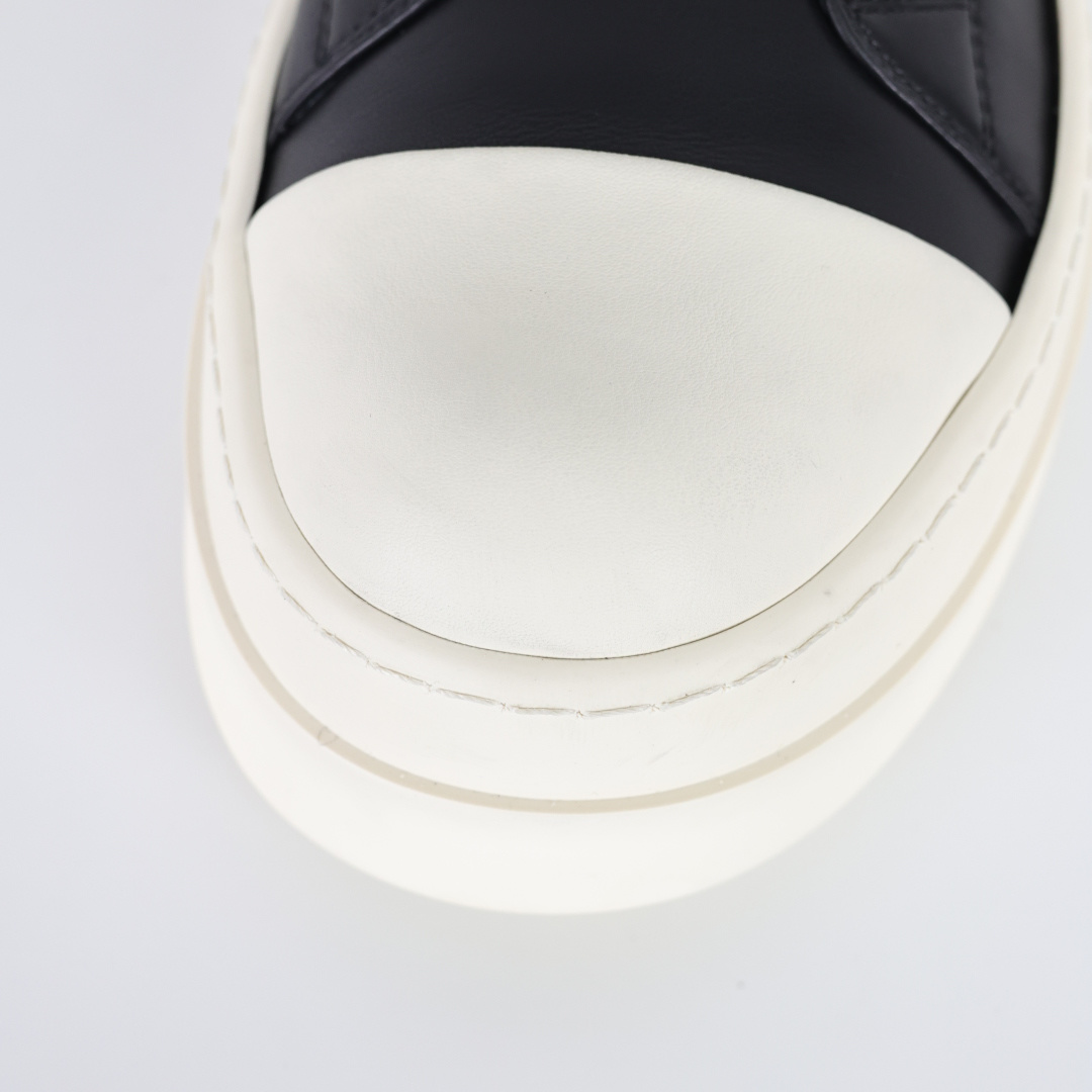 RO欧文斯Rickowens 主线高帮 经典西瓜头款式“RO西瓜头高帮黑皮厚底”-Top High Quatity Cheap Sneakers Fashion Clothing Clothes Bags handbags Shoes of all Brand wholesale With The best Quality And Beautiful Price from China Factory Chinese suppliers wholesaler seller RO欧文斯Rickowens 主线高帮 经典西瓜头款式“RO西瓜头高帮黑皮厚底”