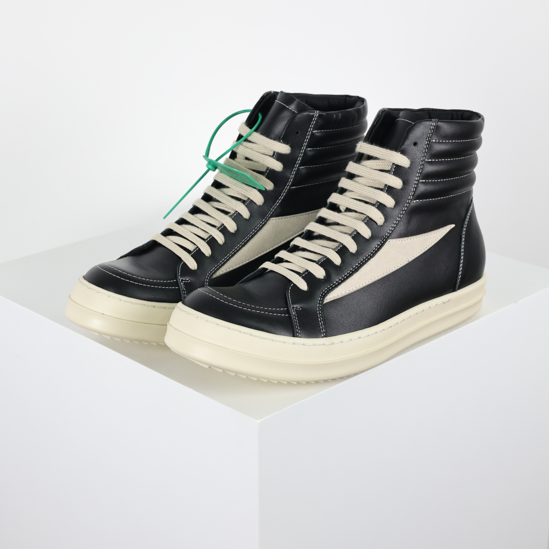 X1 RO欧文斯Rickowens 支线 drkshdw 配色 黑色经典款小三角高帮-Top High Quatity Cheap Sneakers Fashion Clothing Clothes Bags handbags Shoes of all Brand wholesale With The best Quality And Beautiful Price from China Factory Chinese suppliers wholesaler seller X1 RO欧文斯Rickowens 支线 drkshdw 配色 黑色经典款小三角高帮