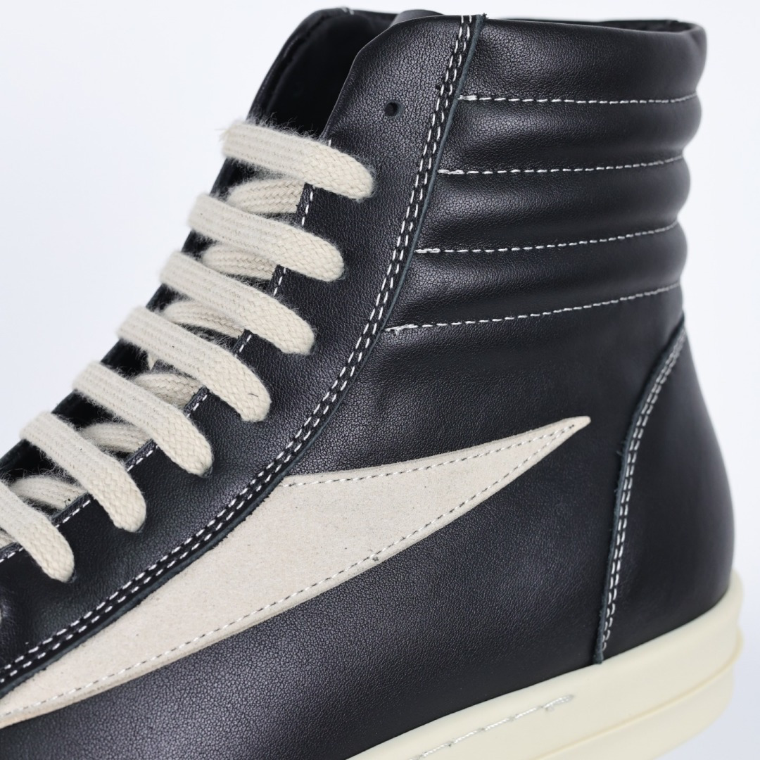 X1 RO欧文斯Rickowens 支线 drkshdw 配色 黑色经典款小三角高帮-Top High Quatity Cheap Sneakers Fashion Clothing Clothes Bags handbags Shoes of all Brand wholesale With The best Quality And Beautiful Price from China Factory Chinese suppliers wholesaler seller X1 RO欧文斯Rickowens 支线 drkshdw 配色 黑色经典款小三角高帮