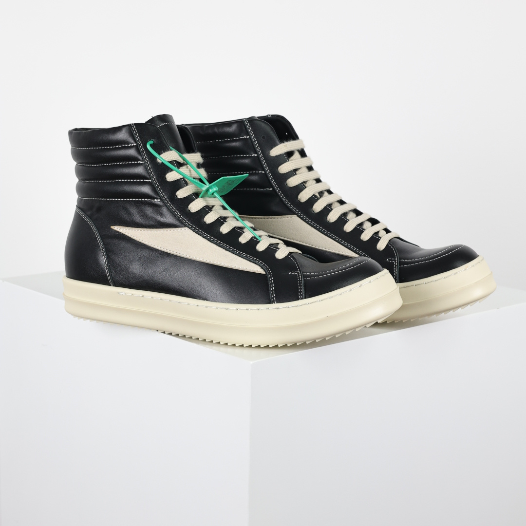 X1 RO欧文斯Rickowens 支线 drkshdw 配色 黑色经典款小三角高帮-Top High Quatity Cheap Sneakers Fashion Clothing Clothes Bags handbags Shoes of all Brand wholesale With The best Quality And Beautiful Price from China Factory Chinese suppliers wholesaler seller X1 RO欧文斯Rickowens 支线 drkshdw 配色 黑色经典款小三角高帮