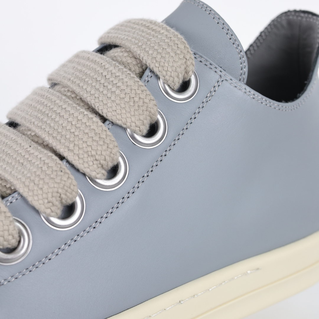 480 X1 Rick Owens Drkshdw 瑞克·欧文斯低帮皮面时尚运动板鞋 灰色粗鞋带西瓜头-Chinese UA Cheap High Quatity Brand Clothes Bags handbags Sneakers wholesale wholesaler seller from China Factory suppliers Fashion Clothing Shoes best Quality Beautiful Price 480 X1 Rick Owens Drkshdw 瑞克·欧文斯低帮皮面时尚运动板鞋 灰色粗鞋带西瓜头