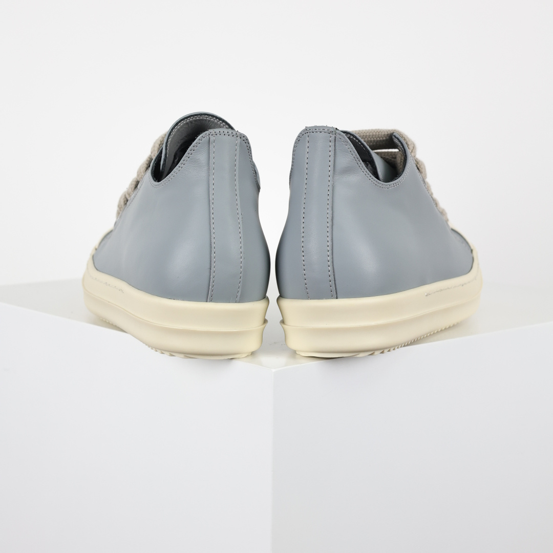 480 X1 Rick Owens Drkshdw 瑞克·欧文斯低帮皮面时尚运动板鞋 灰色粗鞋带西瓜头-Chinese UA Cheap High Quatity Brand Clothes Bags handbags Sneakers wholesale wholesaler seller from China Factory suppliers Fashion Clothing Shoes best Quality Beautiful Price 480 X1 Rick Owens Drkshdw 瑞克·欧文斯低帮皮面时尚运动板鞋 灰色粗鞋带西瓜头