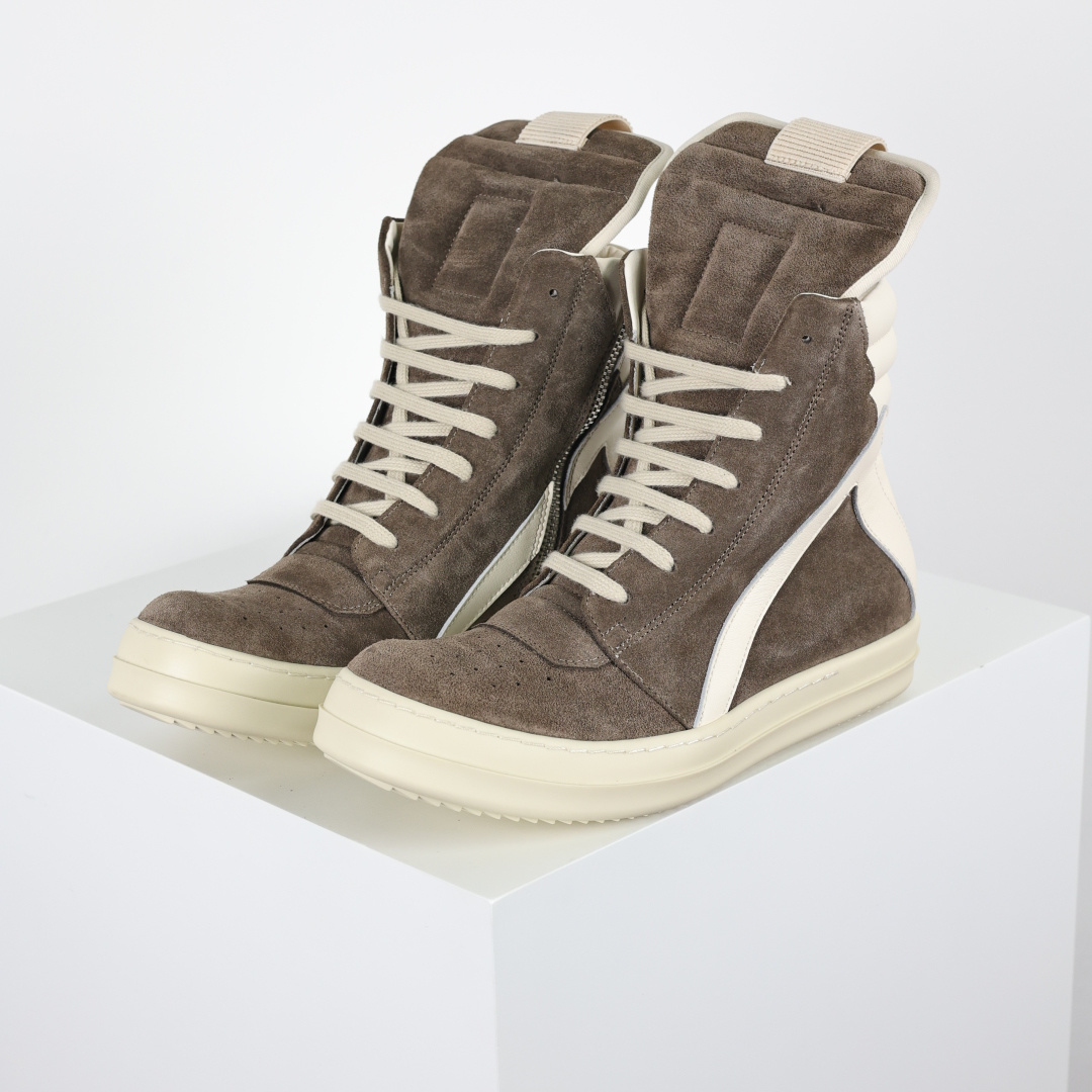 X1 RO欧文斯Rickowens 主线高帮 经典西瓜头款式“RO高帮倒三角摩卡”