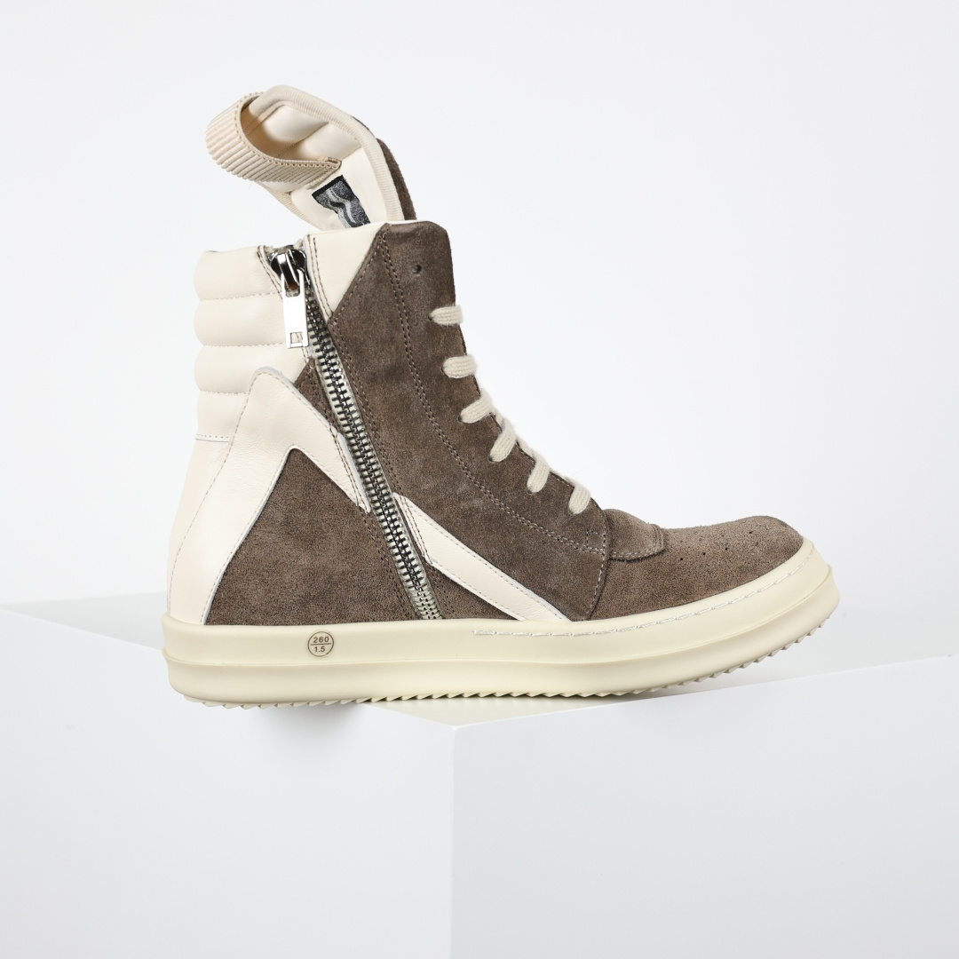 X1 RO欧文斯Rickowens 主线高帮 经典西瓜头款式“RO高帮倒三角摩卡”