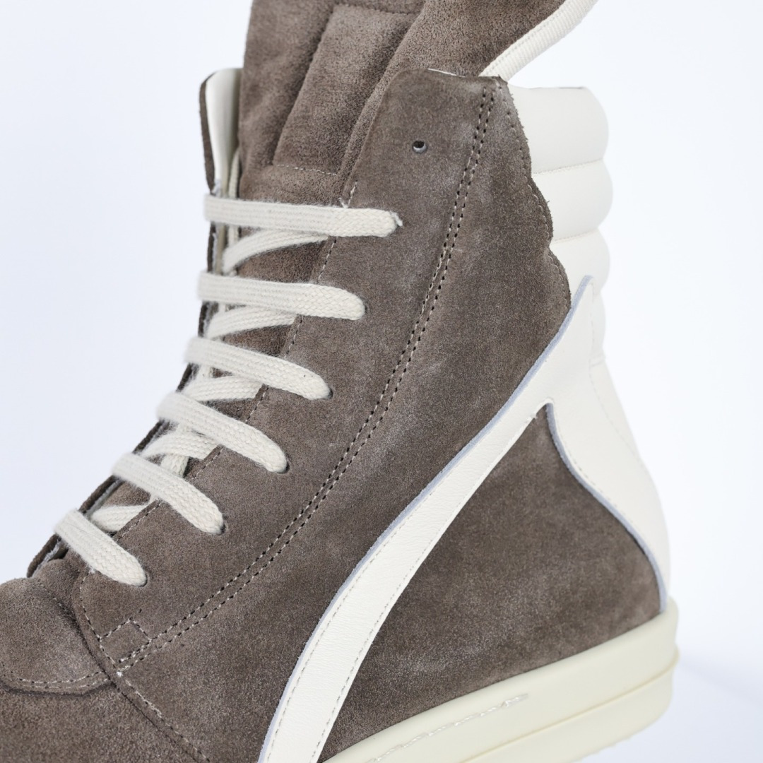 X1 RO欧文斯Rickowens 主线高帮 经典西瓜头款式“RO高帮倒三角摩卡”