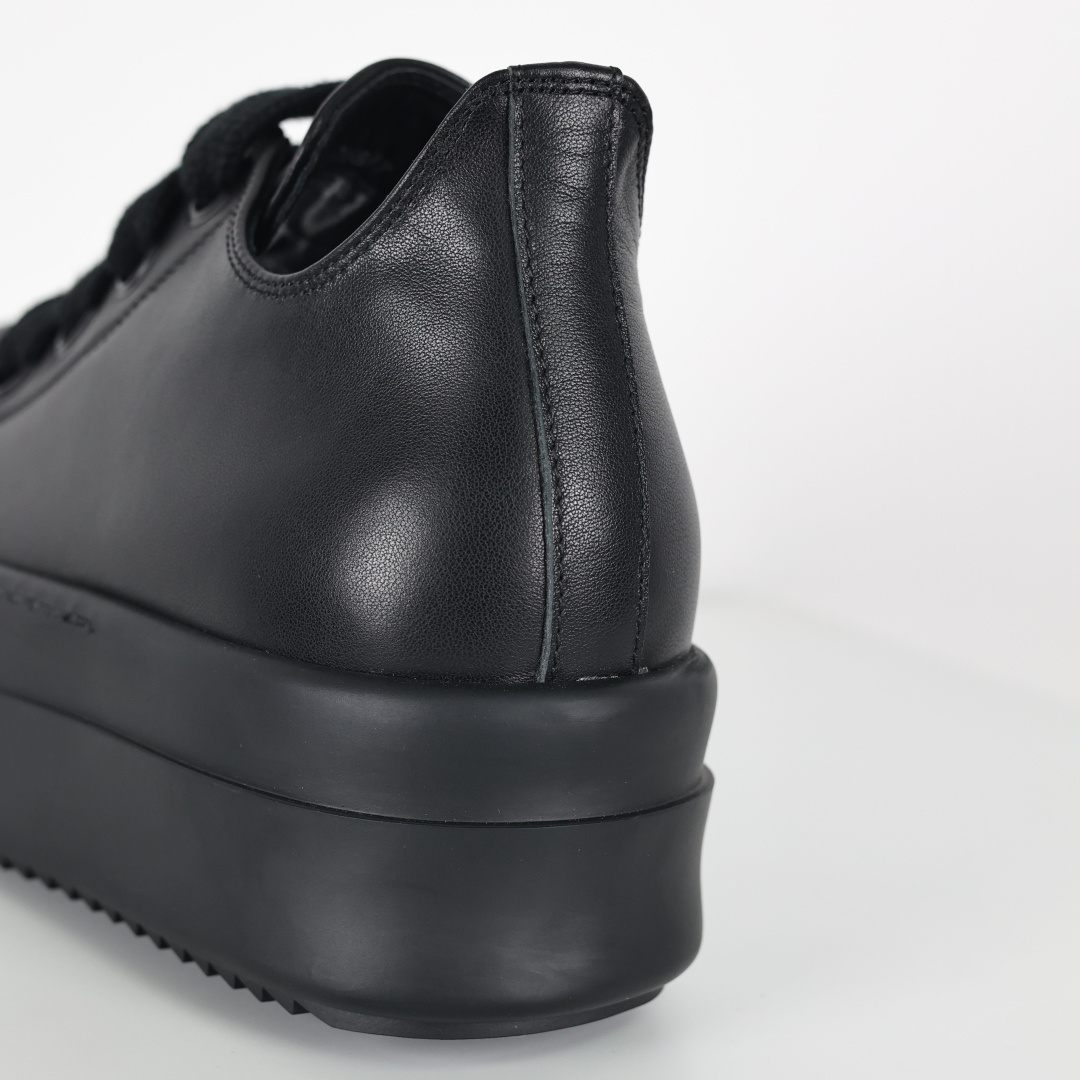X1 Rick Owens Drkshdw 瑞克·欧文斯低帮皮面时尚运动板鞋 黑色厚底-Top High Quatity Cheap Sneakers Fashion Clothing Clothes Bags handbags Shoes of all Brand wholesale With The best Quality And Beautiful Price from China Factory Chinese suppliers wholesaler seller X1 Rick Owens Drkshdw 瑞克·欧文斯低帮皮面时尚运动板鞋 黑色厚底