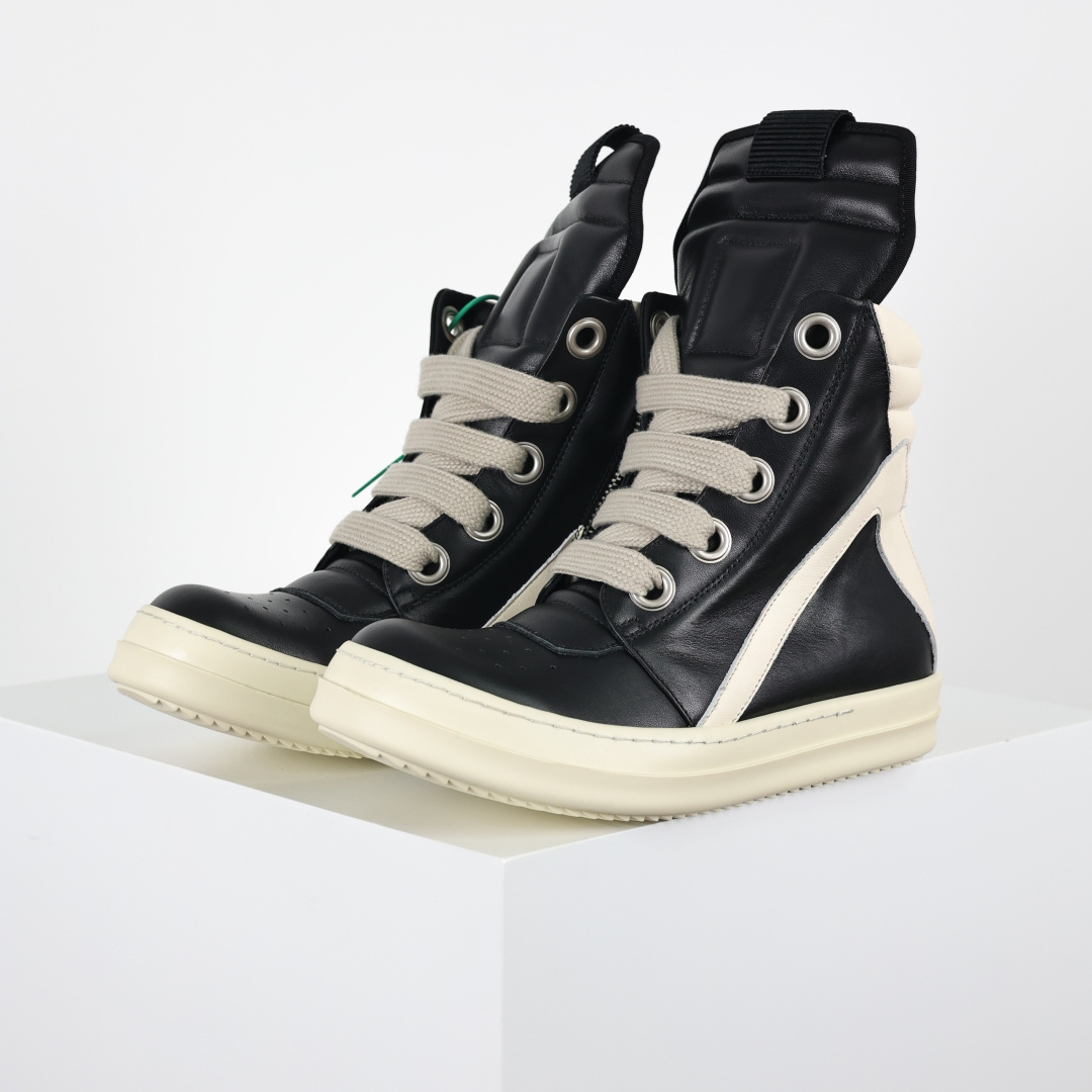 500 X1 RO欧文斯Rickowens 主线高帮 经典西瓜头款式“RO高帮倒三角黑白粗鞋带”-Chinese UA Cheap High Quatity Brand Clothes Bags handbags Sneakers wholesale wholesaler seller from China Factory suppliers Fashion Clothing Shoes best Quality Beautiful Price 500 X1 RO欧文斯Rickowens 主线高帮 经典西瓜头款式“RO高帮倒三角黑白粗鞋带”