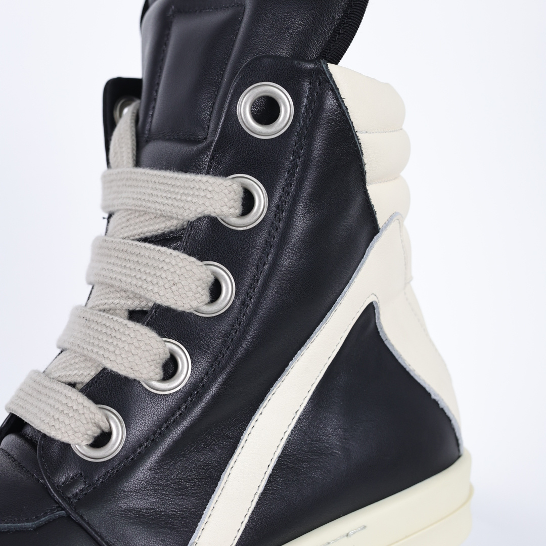 500 X1 RO欧文斯Rickowens 主线高帮 经典西瓜头款式“RO高帮倒三角黑白粗鞋带”-Chinese UA Cheap High Quatity Brand Clothes Bags handbags Sneakers wholesale wholesaler seller from China Factory suppliers Fashion Clothing Shoes best Quality Beautiful Price 500 X1 RO欧文斯Rickowens 主线高帮 经典西瓜头款式“RO高帮倒三角黑白粗鞋带”