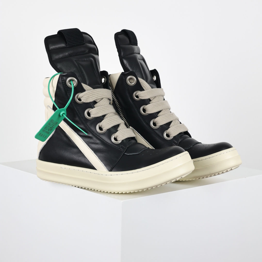 500 X1 RO欧文斯Rickowens 主线高帮 经典西瓜头款式“RO高帮倒三角黑白粗鞋带”-Chinese UA Cheap High Quatity Brand Clothes Bags handbags Sneakers wholesale wholesaler seller from China Factory suppliers Fashion Clothing Shoes best Quality Beautiful Price 500 X1 RO欧文斯Rickowens 主线高帮 经典西瓜头款式“RO高帮倒三角黑白粗鞋带”