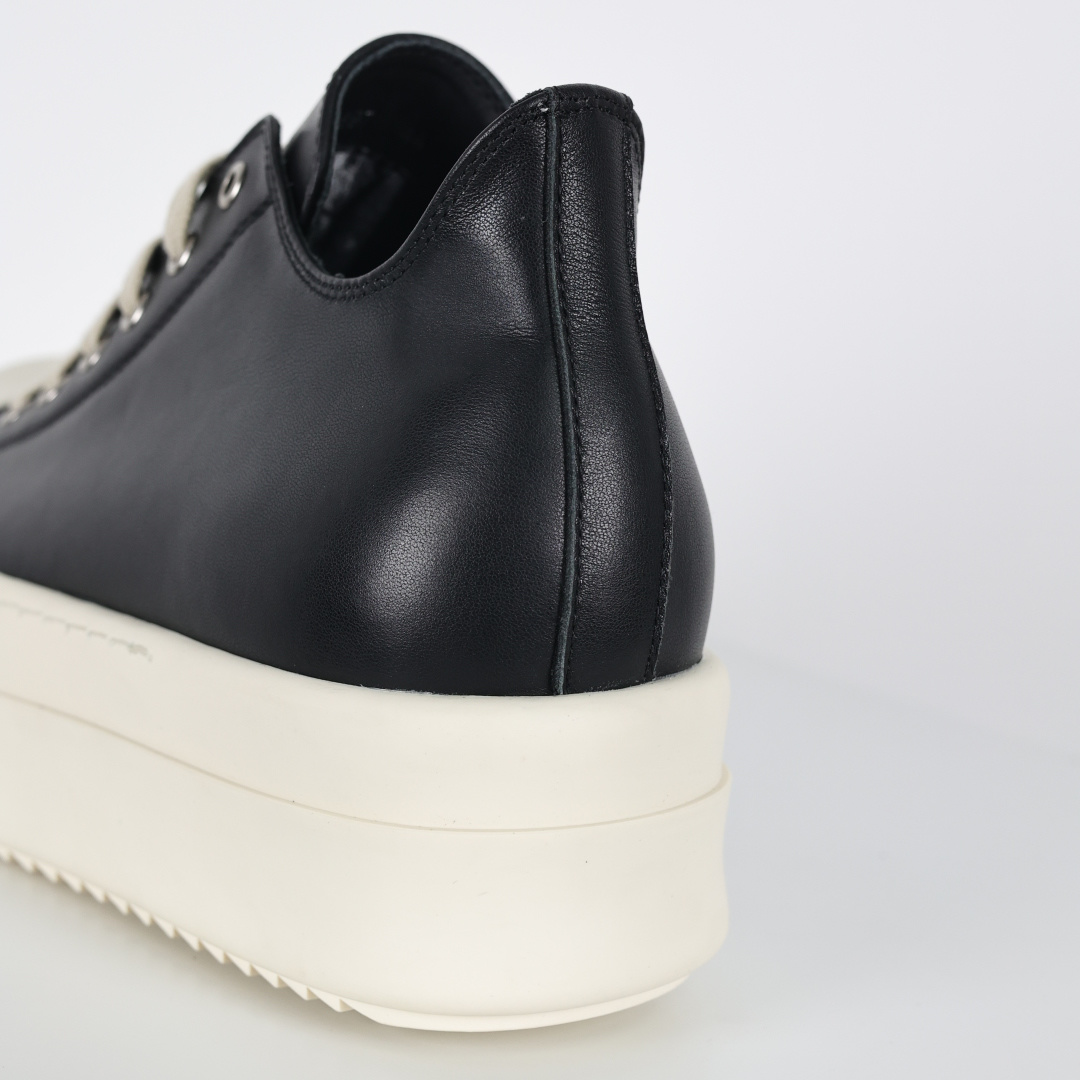 480 X1 Rick Owens Drkshdw 瑞克·欧文斯低帮皮面时尚运动板鞋 黑白厚底-Chinese UA Cheap High Quatity Brand Clothes Bags handbags Sneakers wholesale wholesaler seller from China Factory suppliers Fashion Clothing Shoes best Quality Beautiful Price 480 X1 Rick Owens Drkshdw 瑞克·欧文斯低帮皮面时尚运动板鞋 黑白厚底
