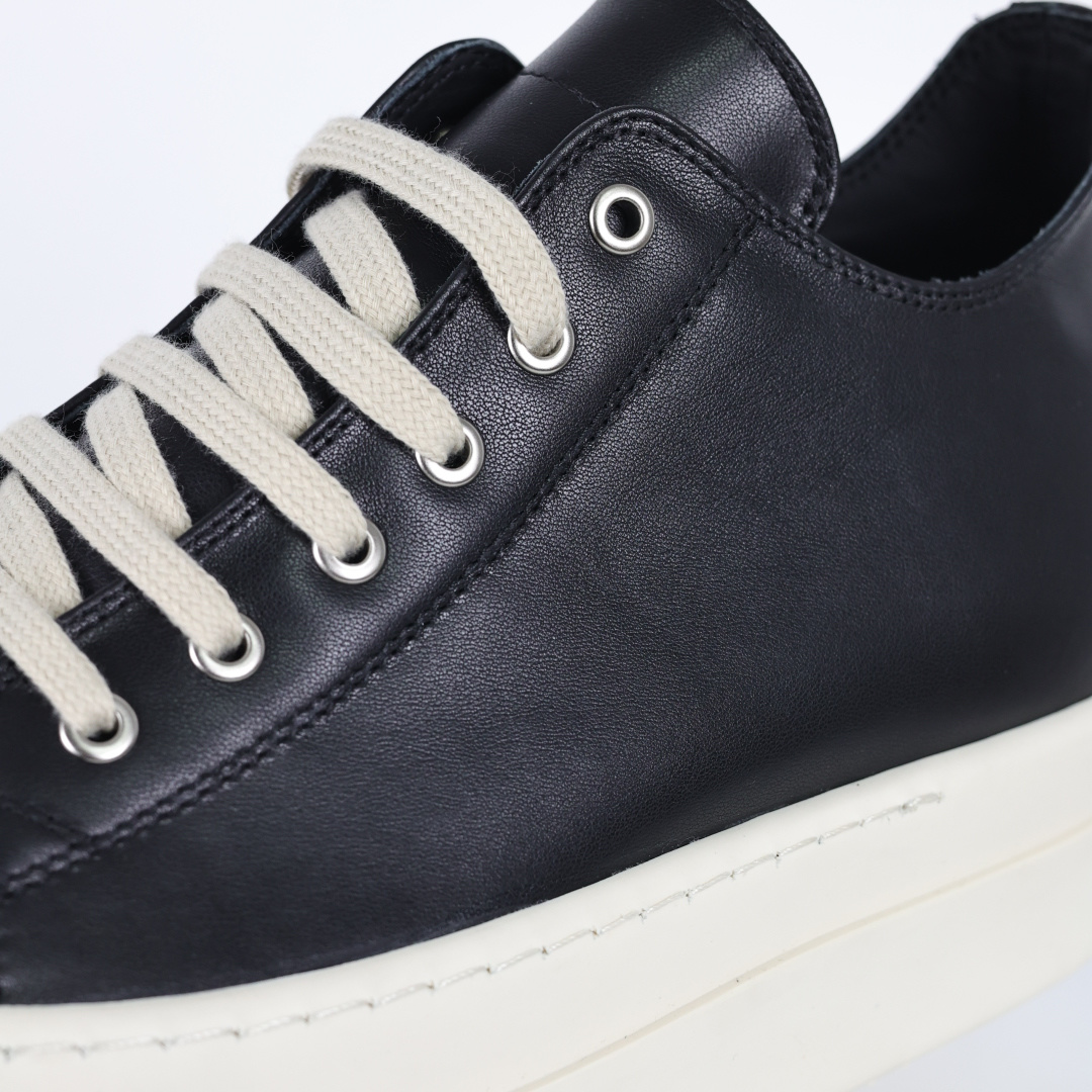 480 X1 Rick Owens Drkshdw 瑞克·欧文斯低帮皮面时尚运动板鞋 黑白厚底-Chinese UA Cheap High Quatity Brand Clothes Bags handbags Sneakers wholesale wholesaler seller from China Factory suppliers Fashion Clothing Shoes best Quality Beautiful Price 480 X1 Rick Owens Drkshdw 瑞克·欧文斯低帮皮面时尚运动板鞋 黑白厚底