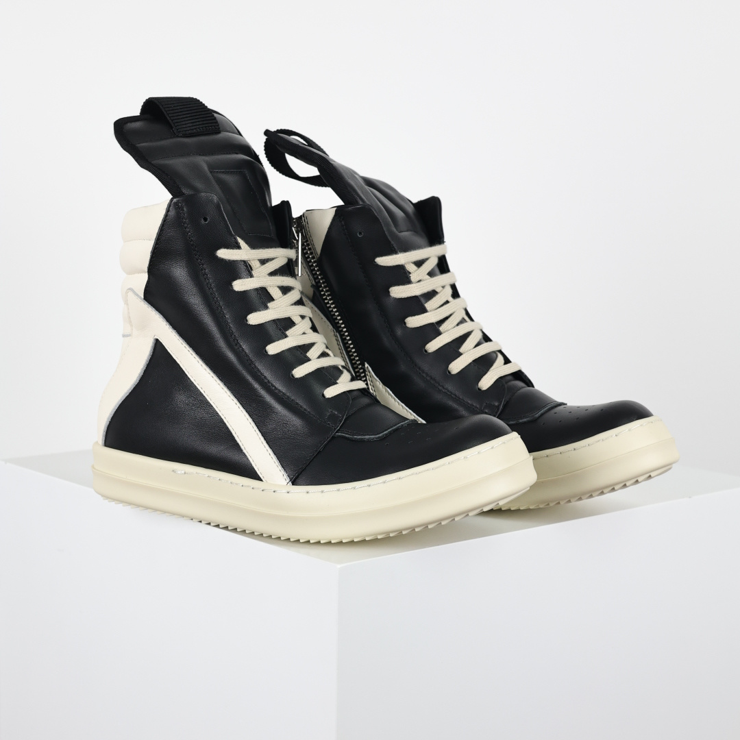 X1 RO欧文斯Rickowens 主线高帮 经典西瓜头款式“RO高帮倒三角黑白”-Top High Quatity Cheap Sneakers Fashion Clothing Clothes Bags handbags Shoes of all Brand wholesale With The best Quality And Beautiful Price from China Factory Chinese suppliers wholesaler seller X1 RO欧文斯Rickowens 主线高帮 经典西瓜头款式“RO高帮倒三角黑白”