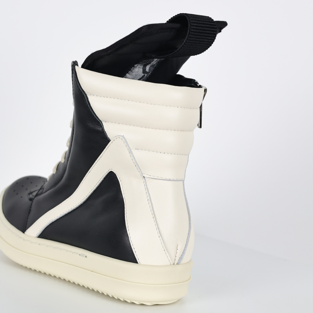 X1 RO欧文斯Rickowens 主线高帮 经典西瓜头款式“RO高帮倒三角黑白”-Top High Quatity Cheap Sneakers Fashion Clothing Clothes Bags handbags Shoes of all Brand wholesale With The best Quality And Beautiful Price from China Factory Chinese suppliers wholesaler seller X1 RO欧文斯Rickowens 主线高帮 经典西瓜头款式“RO高帮倒三角黑白”