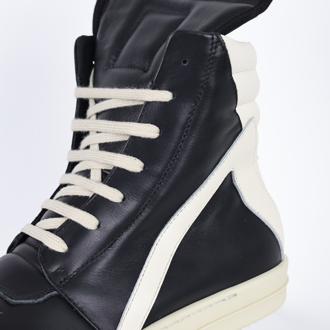 X1 RO欧文斯Rickowens 主线高帮 经典西瓜头款式“RO高帮倒三角黑白”-Top High Quatity Cheap Sneakers Fashion Clothing Clothes Bags handbags Shoes of all Brand wholesale With The best Quality And Beautiful Price from China Factory Chinese suppliers wholesaler seller X1 RO欧文斯Rickowens 主线高帮 经典西瓜头款式“RO高帮倒三角黑白”