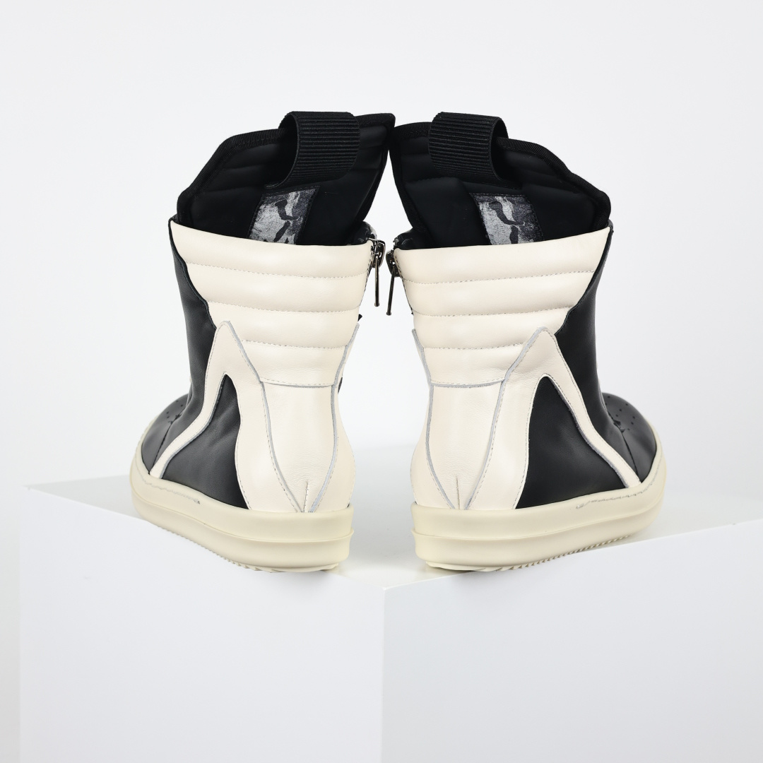 X1 RO欧文斯Rickowens 主线高帮 经典西瓜头款式“RO高帮倒三角黑白”-Top High Quatity Cheap Sneakers Fashion Clothing Clothes Bags handbags Shoes of all Brand wholesale With The best Quality And Beautiful Price from China Factory Chinese suppliers wholesaler seller X1 RO欧文斯Rickowens 主线高帮 经典西瓜头款式“RO高帮倒三角黑白”