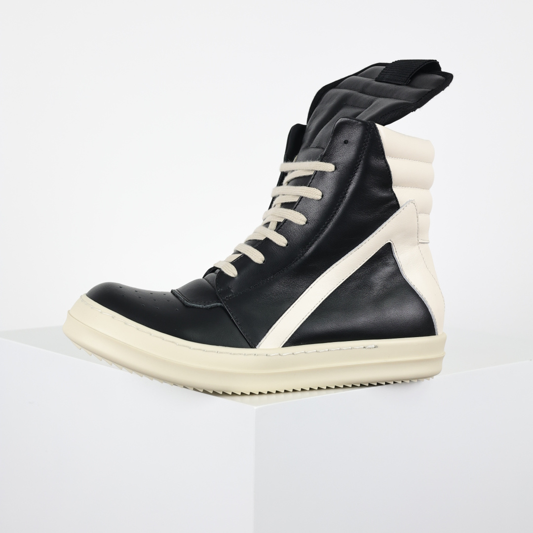 X1 RO欧文斯Rickowens 主线高帮 经典西瓜头款式“RO高帮倒三角黑白”-Top High Quatity Cheap Sneakers Fashion Clothing Clothes Bags handbags Shoes of all Brand wholesale With The best Quality And Beautiful Price from China Factory Chinese suppliers wholesaler seller X1 RO欧文斯Rickowens 主线高帮 经典西瓜头款式“RO高帮倒三角黑白”