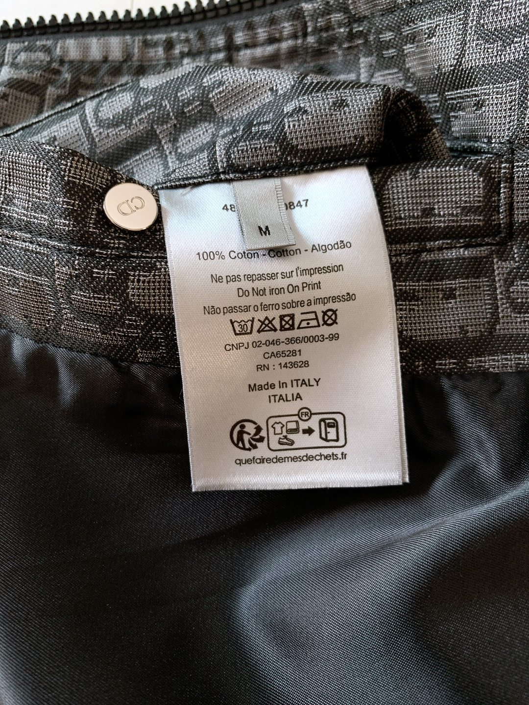 Dior Homme 迪奥·桀傲 2025FW早秋新品 Oblique提花连帽夹克。甄选蓝色塔夫绸科技提