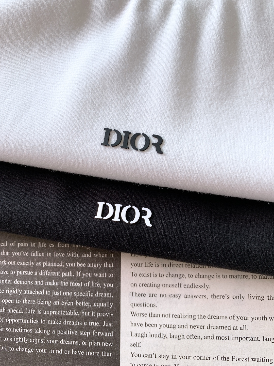 Dior Homme 迪奥·桀傲 2025FW秋冬新品 基础款短袖。经典黑白两色，圆领+极简版型，不挑身