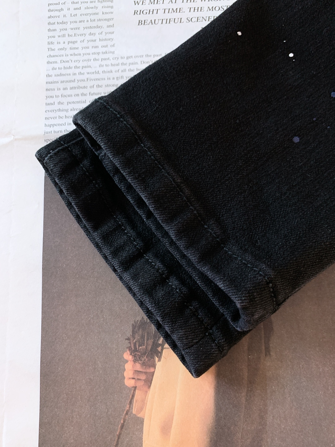 DSQUARED2 D二次方 2025FW秋冬新品 破洞泼墨工艺休闲牛仔裤👖，独爱这一条，弹力加倍的牛仔