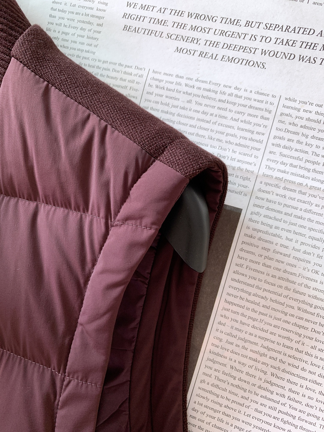 Ermenegildo Zegna 杰尼亚 2025FW秋冬新品休闲羽绒马甲，秋冬叠穿的“隐形王者”。•