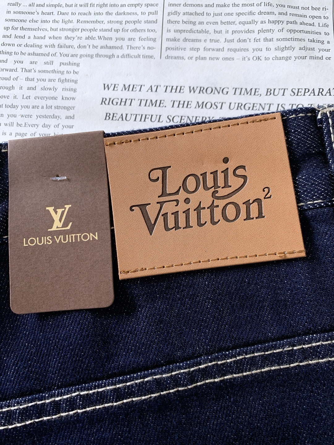 LouisVuitton 路易威登 驴家王炸款牛仔裤👖独爱这一条，弹力直筒牛仔裤…… 重工洗水工艺…..