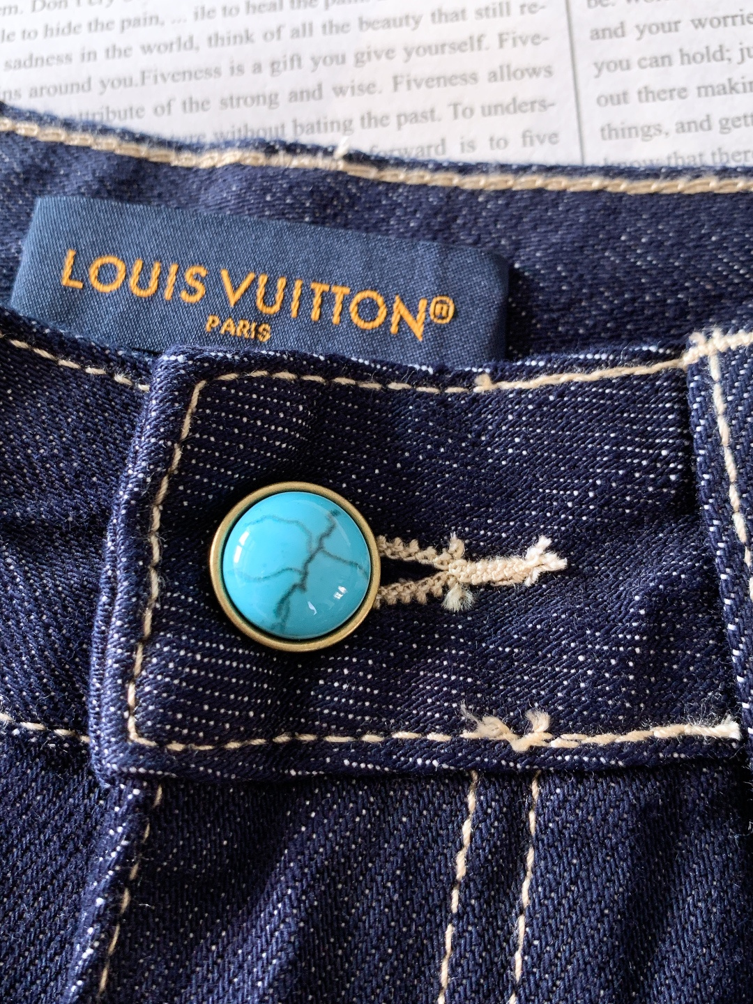 LouisVuitton 路易威登 驴家王炸款牛仔裤👖独爱这一条，弹力直筒牛仔裤…… 重工洗水工艺…..