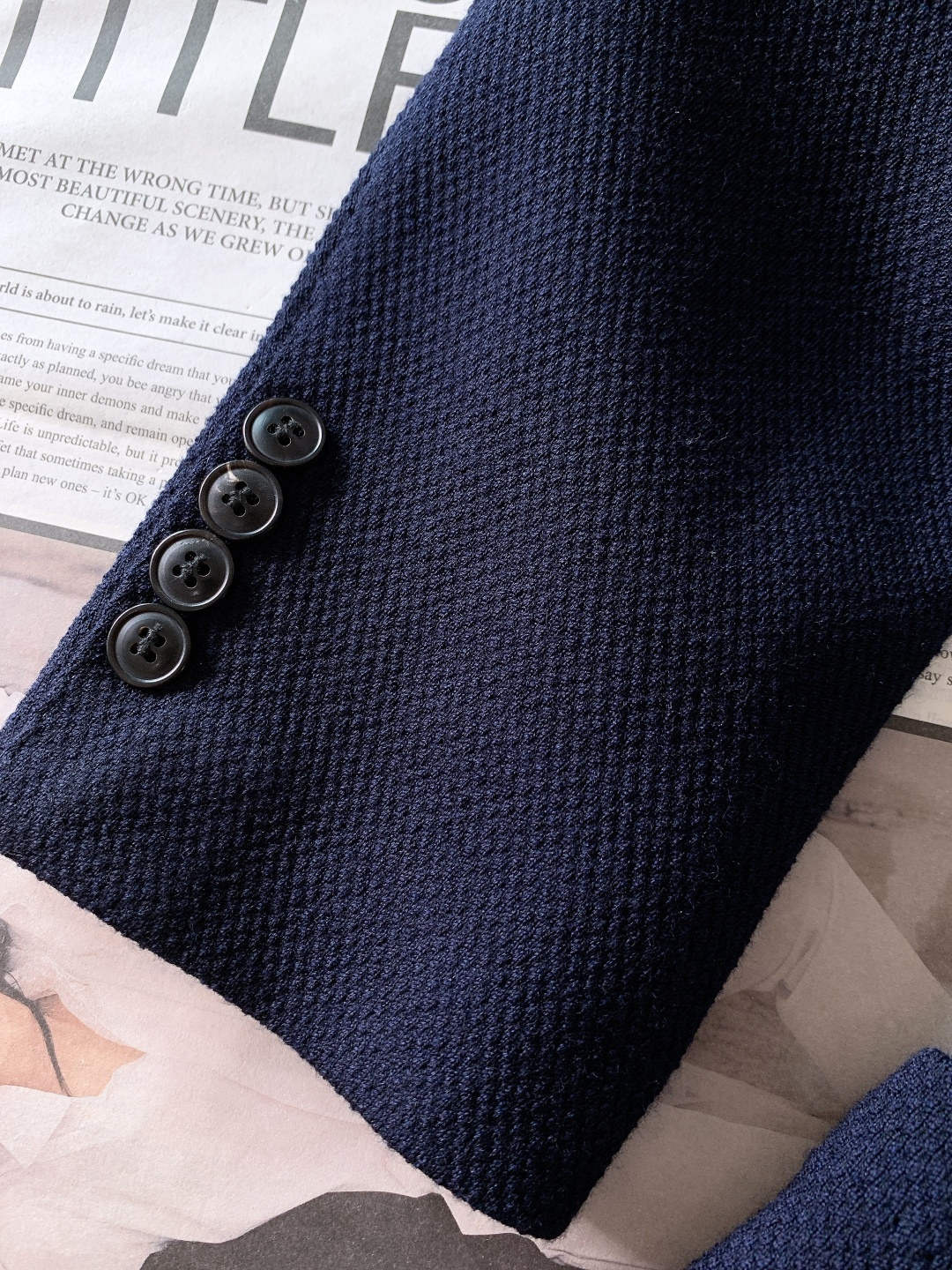 Ermenegildo Zegna 杰尼亚 2025FW秋冬新品 羊毛西装外套面料成份 :57羊毛、31