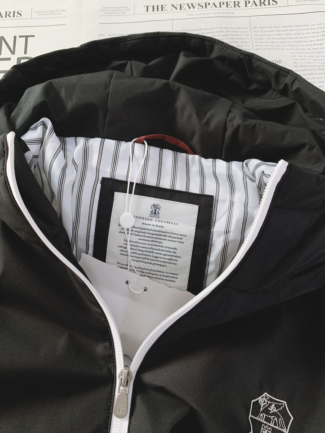 Brunello Cucinelli 布鲁奈罗.库奇内利 2025FW秋冬新品BC男士连帽羽绒服，低调奢