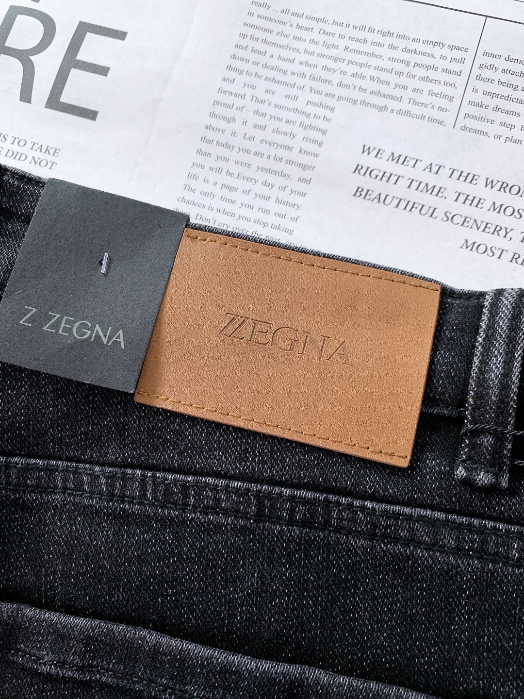 Ermenegildo Zegna 杰尼亚 2025FW秋冬新品 高级时装感 进口牛仔面料 , 洗水牛仔