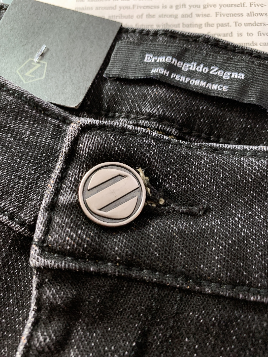 Ermenegildo Zegna 杰尼亚 2025FW秋冬新品 高级时装感 进口牛仔面料 , 洗水牛仔