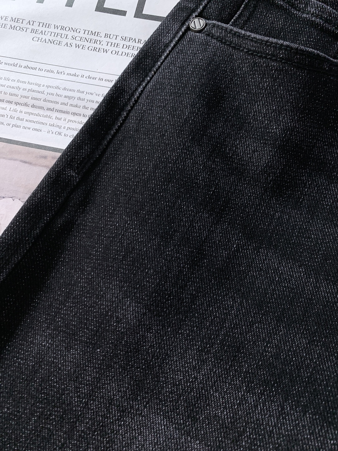 Ermenegildo Zegna 杰尼亚 2025FW秋冬新品 高级时装感 进口牛仔面料 , 洗水牛仔