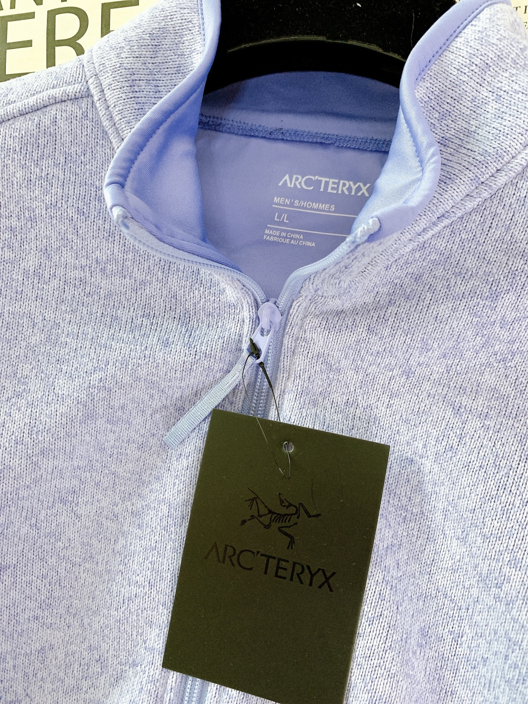 ARCTERYX 始祖鸟 秋冬COVERT玛卡龙配色刺绣版本系列立领开衫轻量抓绒外套，针织衫毛衣夹克外套