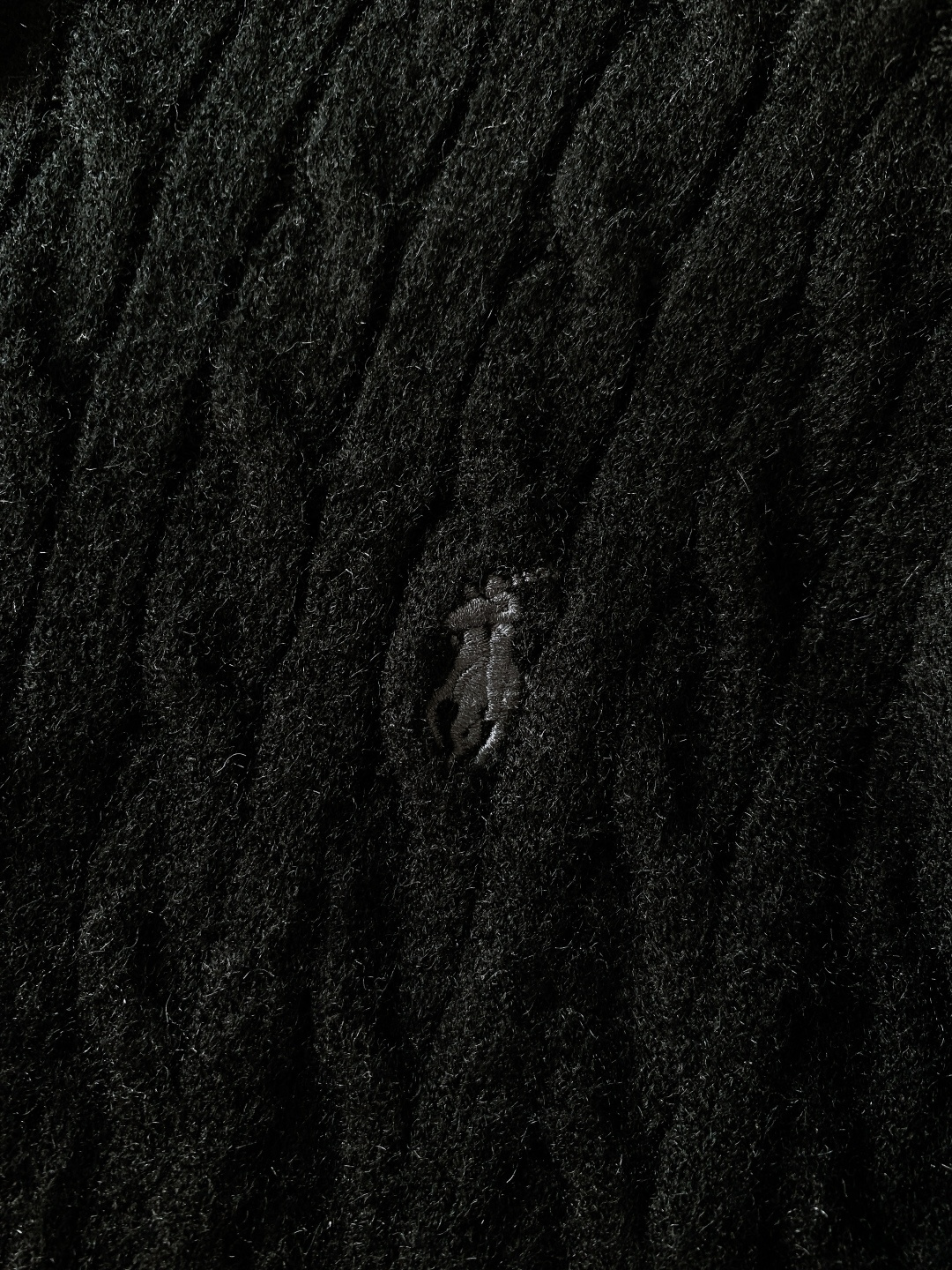 RalP🆕h Lauren 拉夫劳伦 2025FW秋冬新品 半拉链立领小马刺绣绞花编织针织衫毛衣 男女同