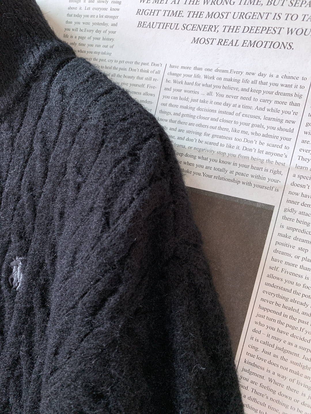 RalP🆕h Lauren 拉夫劳伦 2025FW秋冬新品 半拉链立领小马刺绣绞花编织针织衫毛衣 男女同