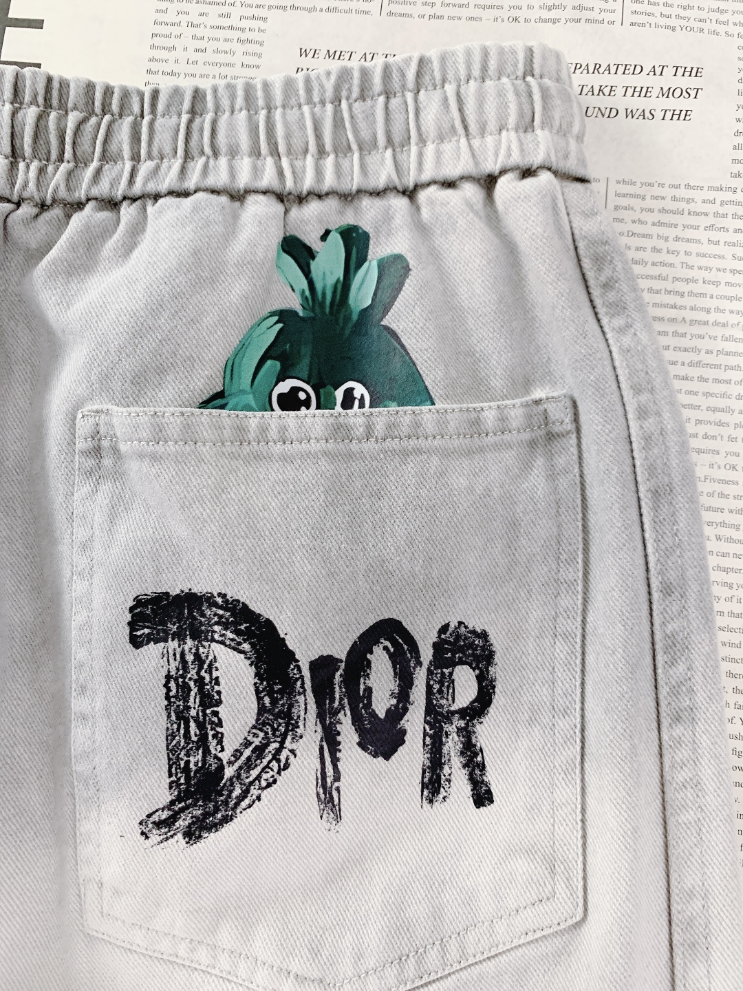 Dior Homme 迪奥·桀傲 2025FW秋冬新品 刺绣抽绳休闲裤时尚系列，独特设计，抽绳休闲长裤 