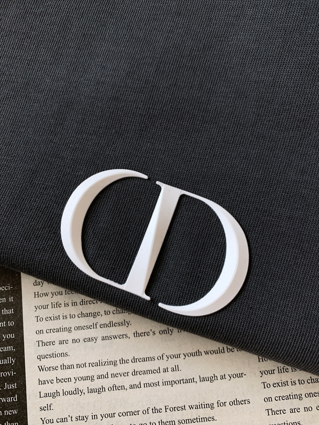 Dior Homme 迪奥·桀傲 2026SS早春新品 经典CD长袖打底衫。贵公子氛围感刚需✅ 高支精梳