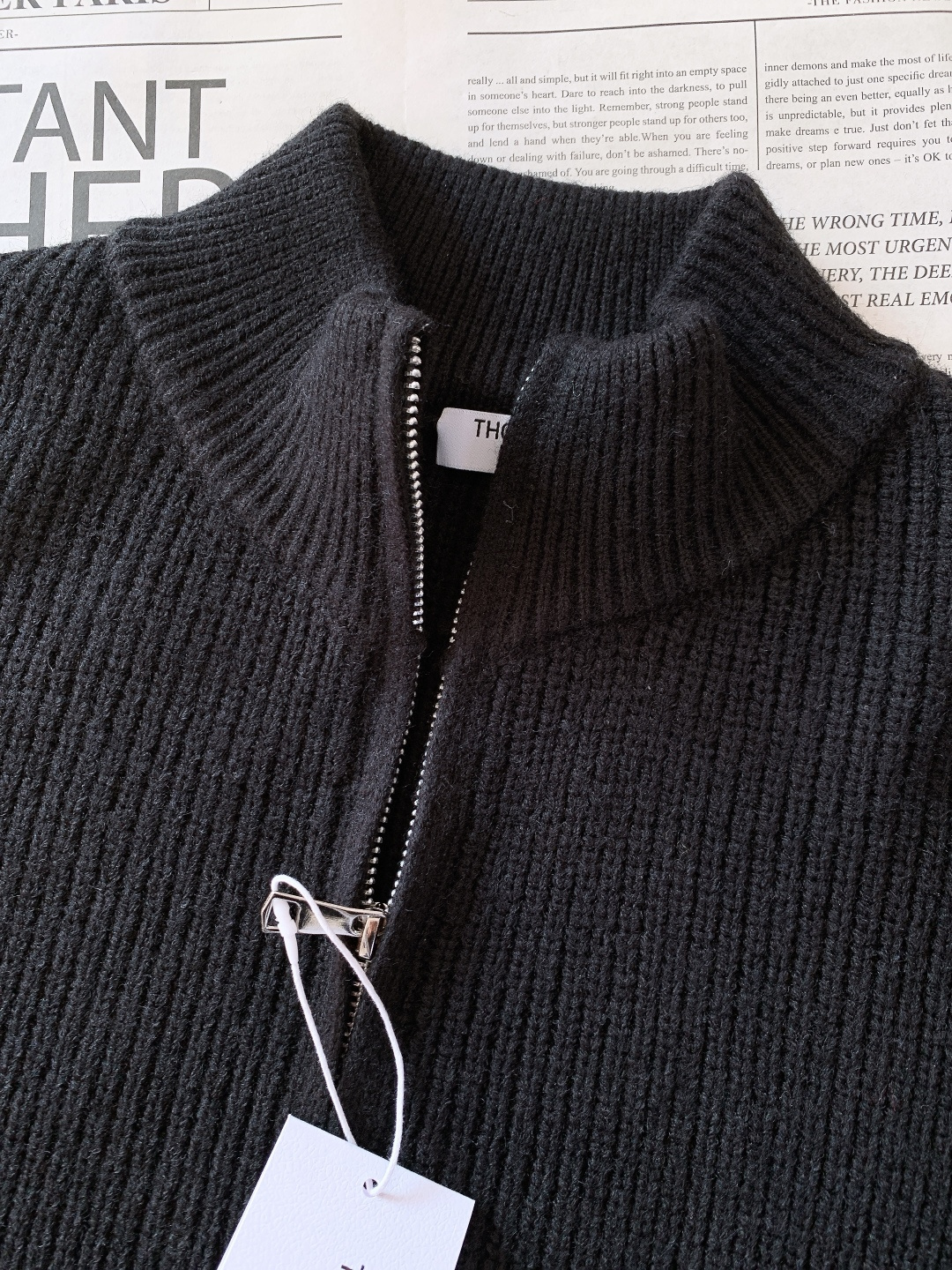 Thom Browne 汤姆·布朗 2026SS早春新品 针织拉链开衫。贵公子秋冬本命奢品，精梳针织软糯