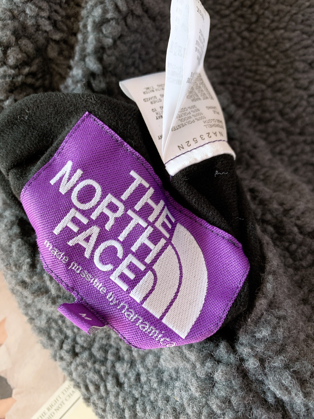 The North Face®北面 tnf Wool Reversible双面穿抓绒紫标经典65/35弯