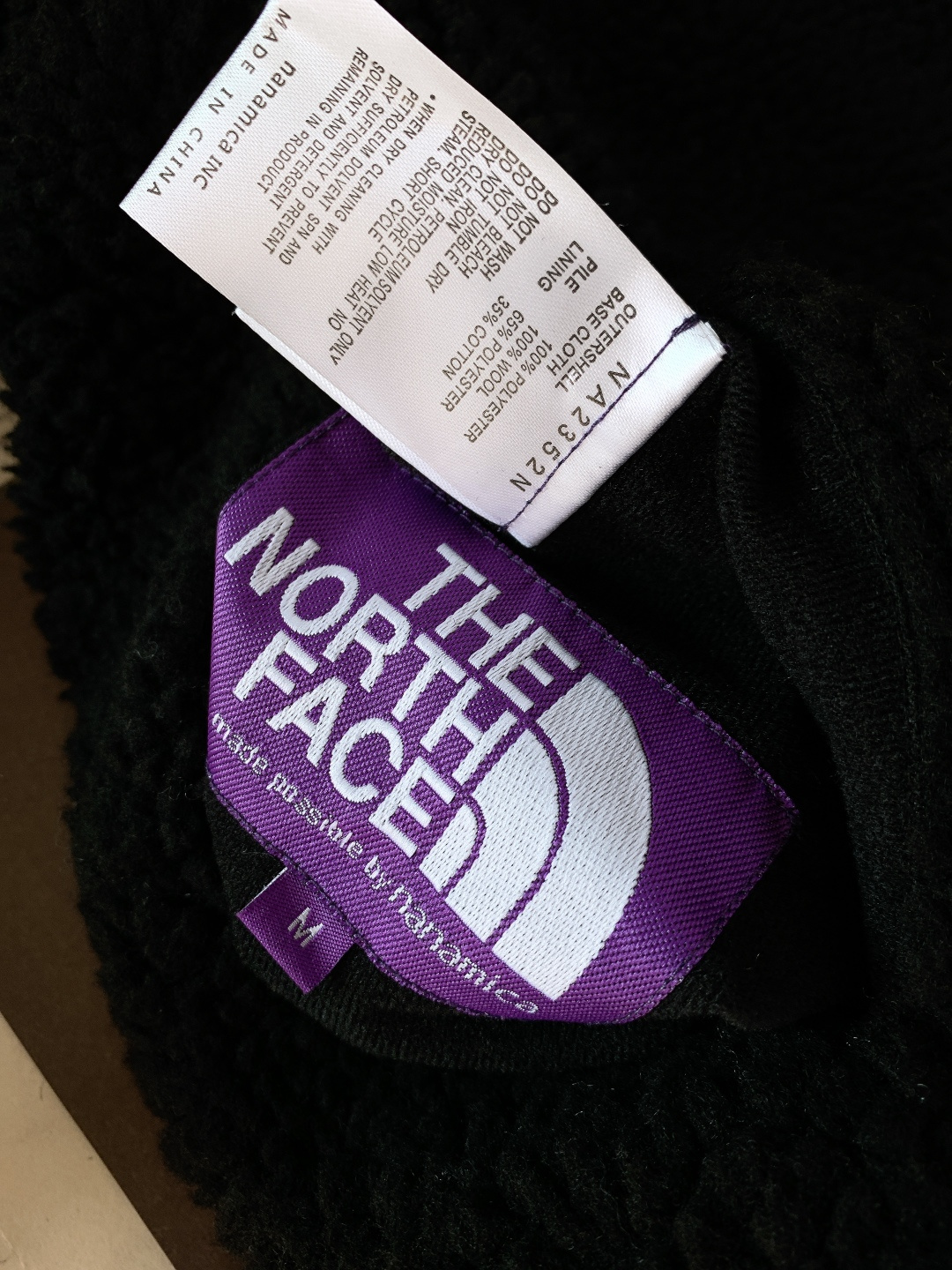 The North Face®北面 tnf Wool Reversible双面穿抓绒紫标经典65/35弯