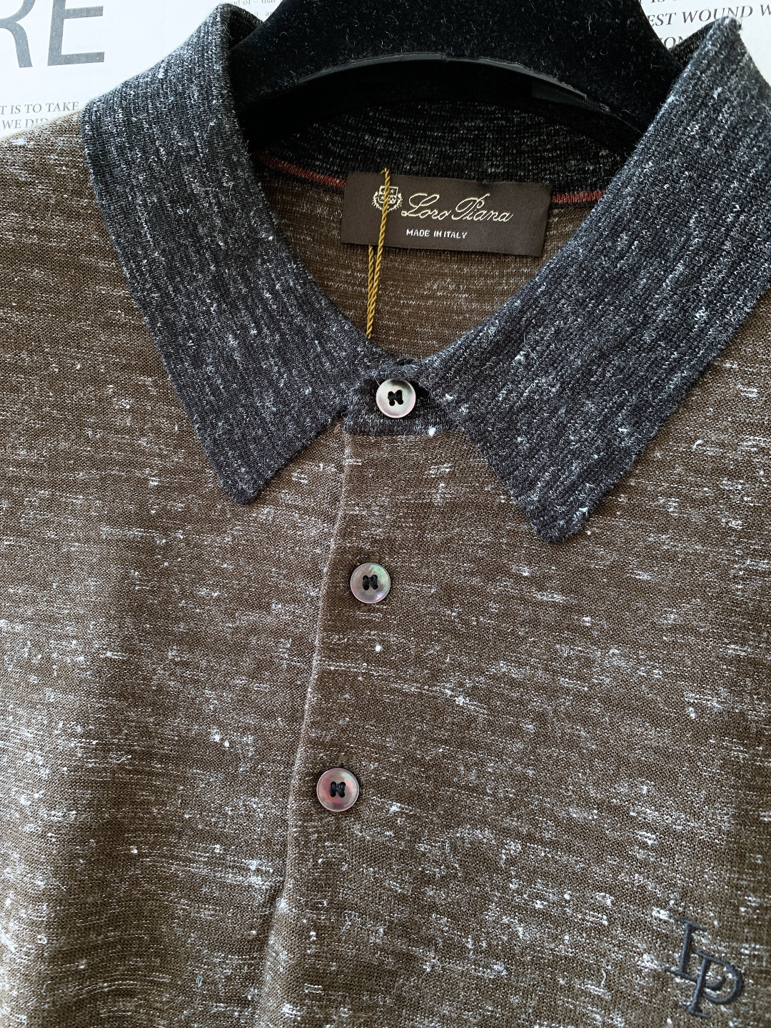 LoroPiana L.P SS早春新品意式奢雅，lp🆕混纺翻领Polo衫的质感美学意大利匠心打造的lp