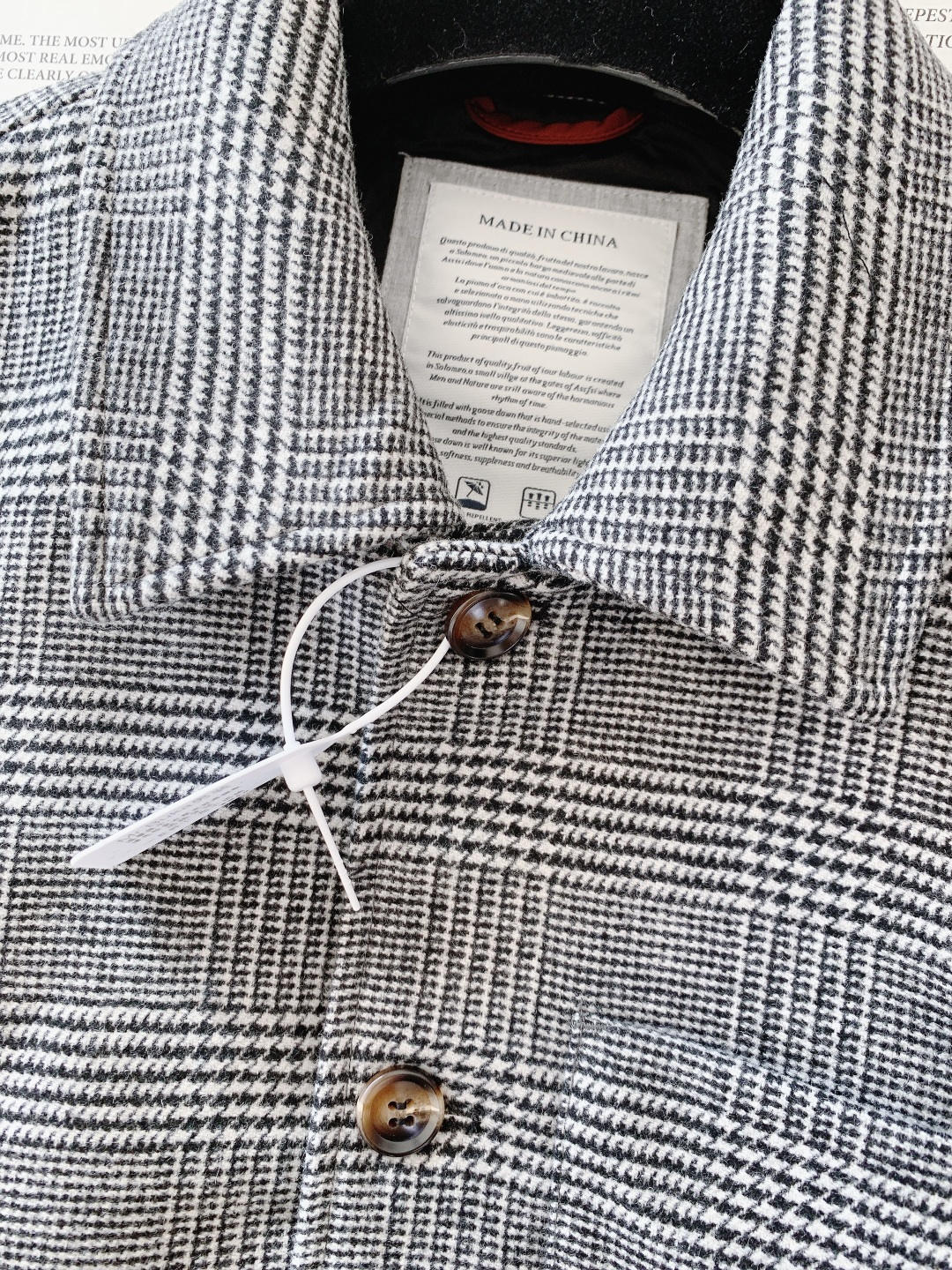 Brunello Cucinelli 布鲁奈罗.库奇内利 新款威尔士亲王格纹羊毛夹克，意式格调的格纹美学