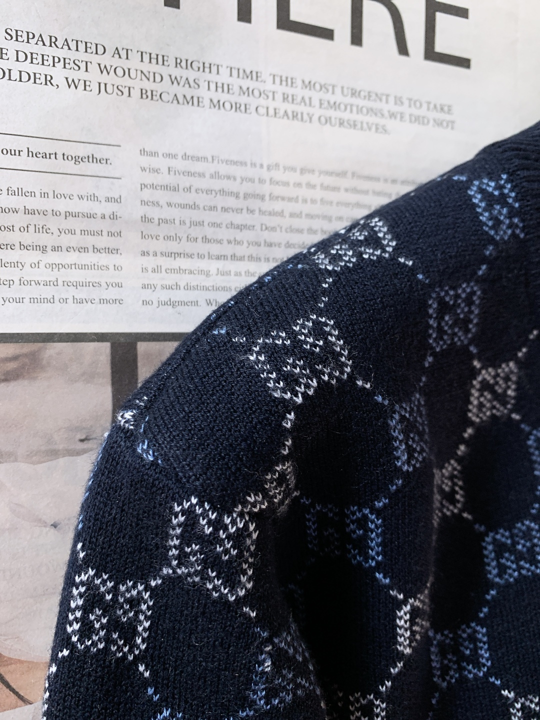 Gucci 古驰 2026SS早春新品双面羊毛GG提花圆领毛衣。进口双面羊毛针织面料，由高支美利奴羊毛经